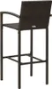 5-tlg. Gartenbar-Set Poly Rattan Braun , Gartenmöbel-Sets Produktbild-Vorschau 11