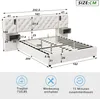 Polsterbett Doppelbett 160x200 cm - Boxspringbett mit Produktbild-Vorschau 11