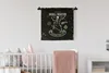 MuchoWow® Wandteppich Wandbehang Skateboard - Skelett - Produktbild-Vorschau 1