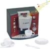 A toy Bosch coffee machine with musical notes indicating sound. Produktbild-Vorschau