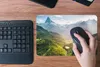 MuchoWow® Mauspad Mousepad Berge - Pflanzen - Landschaft Produktbild-Vorschau 4