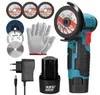 Mini Winkelschleifer, 12V Akku-Winkelschleifer mit 2 × Produktbild-Vorschau 2