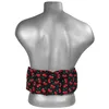 Kirschkernkissen 7-Kammer mit Band, 65x15 cherry-black - Produktbild-Vorschau 2