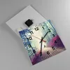 Wanduhr - Quadrat - Glasuhr - Wald Baum Natur - 30x30cm - Produktbild-Vorschau 2