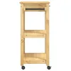 Carrello da cucina MONZA 60x40x90 cm in legno massiccio di Anteprima dell’immagine prodotto 6