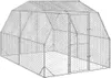vidaXL Hühnerstall 2,5x4x2,25 m Verzinkter Stahl Produktbild-Vorschau 4