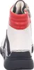 The back view of a white and red high-top sneaker. Náhled obrázku produktu