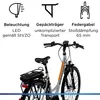 Zündapp X200 E Bike Damenfahrrad 155 - 180 cm Stadtrad Produktbild-Vorschau 4
