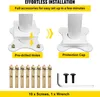 SucceBuy Main courante pour escaliers extérieurs, 1,22 m, Voir les images du produit 6