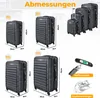 KESSER® 4tlg. Hartschalenkofferset Hartschalenkoffer Produktbild-Vorschau 2