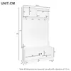 Set di armadi Flieks Armadio da ingresso 101,5x47x183 cm, Anteprima dell’immagine prodotto 4