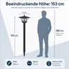 MasterLED solární zahradní lucerna 153cm - 6500K studená Náhled obrázku produktu 4