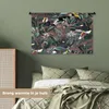 MuchoWow® Wandteppich Wandbehang Blumen - Tukan - Blätter Produktbild-Vorschau 4