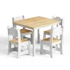 Alightup Kindersitzgruppe 5tlg. Kindertisch mit 4 Stühlen, Produktbild-Vorschau 1