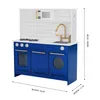 Blau Kinderküche Spielküche Kinderspielküche Holzküche Produktbild-Vorschau 4