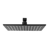 A black square shower head with LED lights, shown from the front against a white background. Náhled obrázku produktu