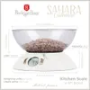 BERLINGERHAUS Digitální kuchyňská váha 5 kg s miskou Sahara Náhled obrázku produktu 3
