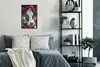 MuchoWow® MuchoWow® Gerahmtes Poster Kuh - Zeichnung - Rot Produktbild-Vorschau 6