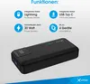 Xlayer Powerbank PD 20W 20.000 mAh integrierte Kabel USB-C Produktbild-Vorschau 10