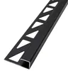 Dalsys Fliesenschiene Eckprofil 2,5m x 10mm Schwarz Produktbild-Vorschau 1