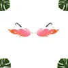 Feuer Flamme Brille 1Pc 16 X 14 X 2. 7 Cm Flamme Randlose Produktbild-Vorschau 7