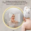 S'AFIELINA Specchio Bagno LED Rotondo 70 cm, Cornice Anteprima dell’immagine prodotto 6