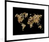 MuchoWow® Gerahmtes Poster Weltkarte - Schlange - Design Produktbild-Vorschau 1