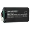 A black lithium-ion battery pack with a label containing product information. Produktbild-Vorschau