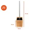 Bagnoxx Toilettenbürste rund 10cm x 37cm Braun Produktbild-Vorschau 2