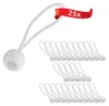 A single bungee cord with a ball end and a group of bungee cords with ball ends. Produktbild-Vorschau