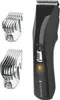 A black Remington hair clipper with two attachment combs shown against a white background. Anteprima dell’immagine prodotto