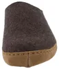HAFLINGER EmilŽs Toffel Damen Hausschuhe braun Wollfilz - Produktbild-Vorschau 5