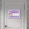 Hier wohnt eine liebe Oma Metallschild XXL in 28x38 cm Produktbild-Vorschau 6