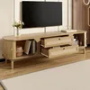Mobile TV Merax con superficie in rattan, mobile TV con Anteprima dell’immagine prodotto 6