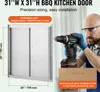 SucceBuy 790x790mm Doppia porta di accesso al barbecue, Anteprima dell’immagine prodotto 2