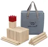 WELLGRO Premium XL Kubb Spiel aus Holz für 2-12 Spieler – Produktbild-Vorschau 1