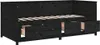 vidaXL Lit de jour noir 90x200 cm pin massif Voir les images du produit 9