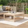 vidaXL Zahradní stůl 121x82,5x45 cm z masivního Náhled obrázku produktu 2