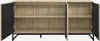 sweeek - Modernes Sideboard mit Holzoptik und Rillenmuster, Produktbild-Vorschau 2