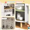 AIYAPLAY Cuisine enfant en bois 3-8 ans jeu d'imitation Voir les images du produit 7