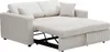 Schlafsofa 3-Sitzer - Cordstoff - Beige - INIZOR Produktbild-Vorschau 4