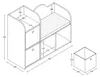 VDD - Meuble - Meuble de rangement - Meuble à casiers - Voir les images du produit 6