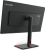 The back of a black Lenovo ThinkVision monitor on a white background. Náhled obrázku produktu