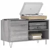 vidaXL Plattenschrank Grau Sonoma 85x38x48 cm Holzwerkstoff Produktbild-Vorschau 3