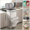 49L Poubelle de cuisine ,Système de tri des déchets à 3 Voir les images du produit 1