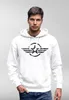 Hoodie Herren Airforce Symbol Stern Army Military Aufdruck Produktbild-Vorschau 5