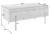 riess-ambiente Moderne Truhenbank LOFT 100cm grau Samt Produktbild-Vorschau 17