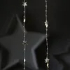 LED Drahtlichterkette Sterne und Perlen - 20 warmweiße LED - L: 1,9m - Batterie - silber Produktbild-Vorschau