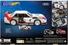 The back of a product box for a MEGA Hot Wheels Collector Audi model car set. Náhľad obrázku produktu