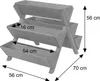 Pflanztreppe MCW-O15, Blumenregal Kräutertreppe Pflanzkübel Produktbild-Vorschau 11